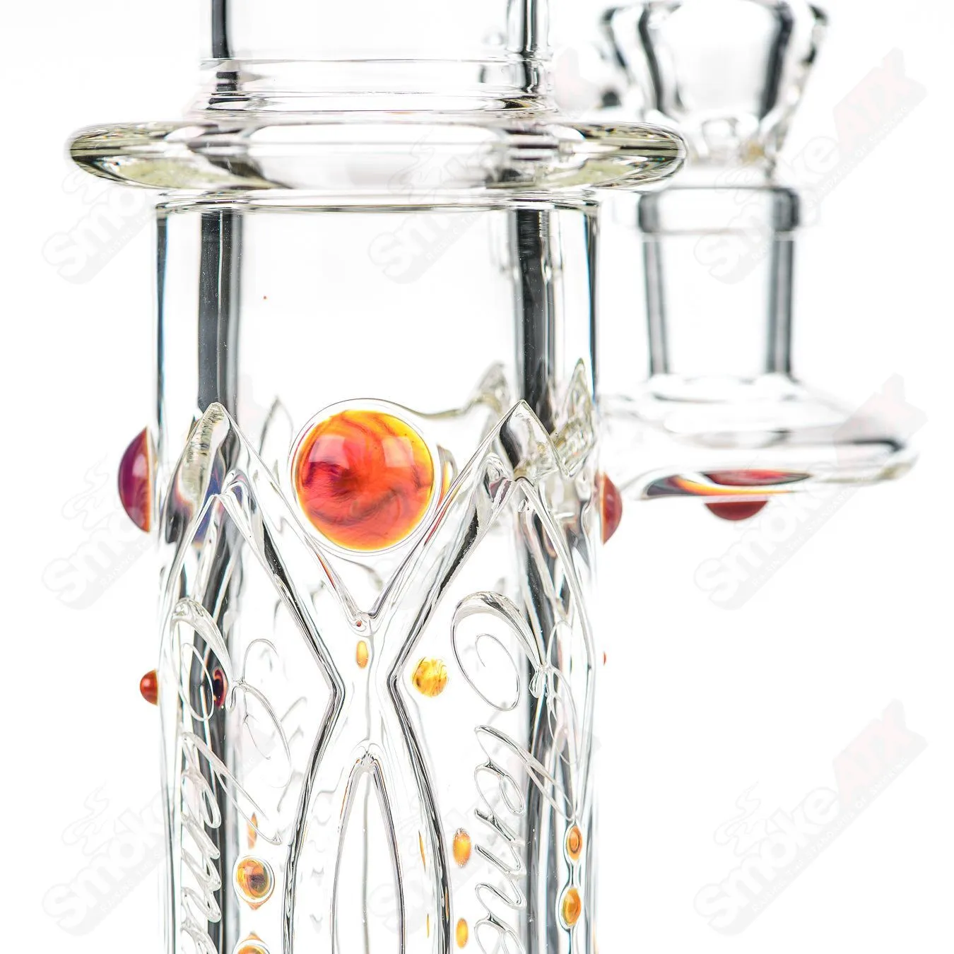 #1 Elementum Membrane Tube with Color Dots Avant-Garde Glass