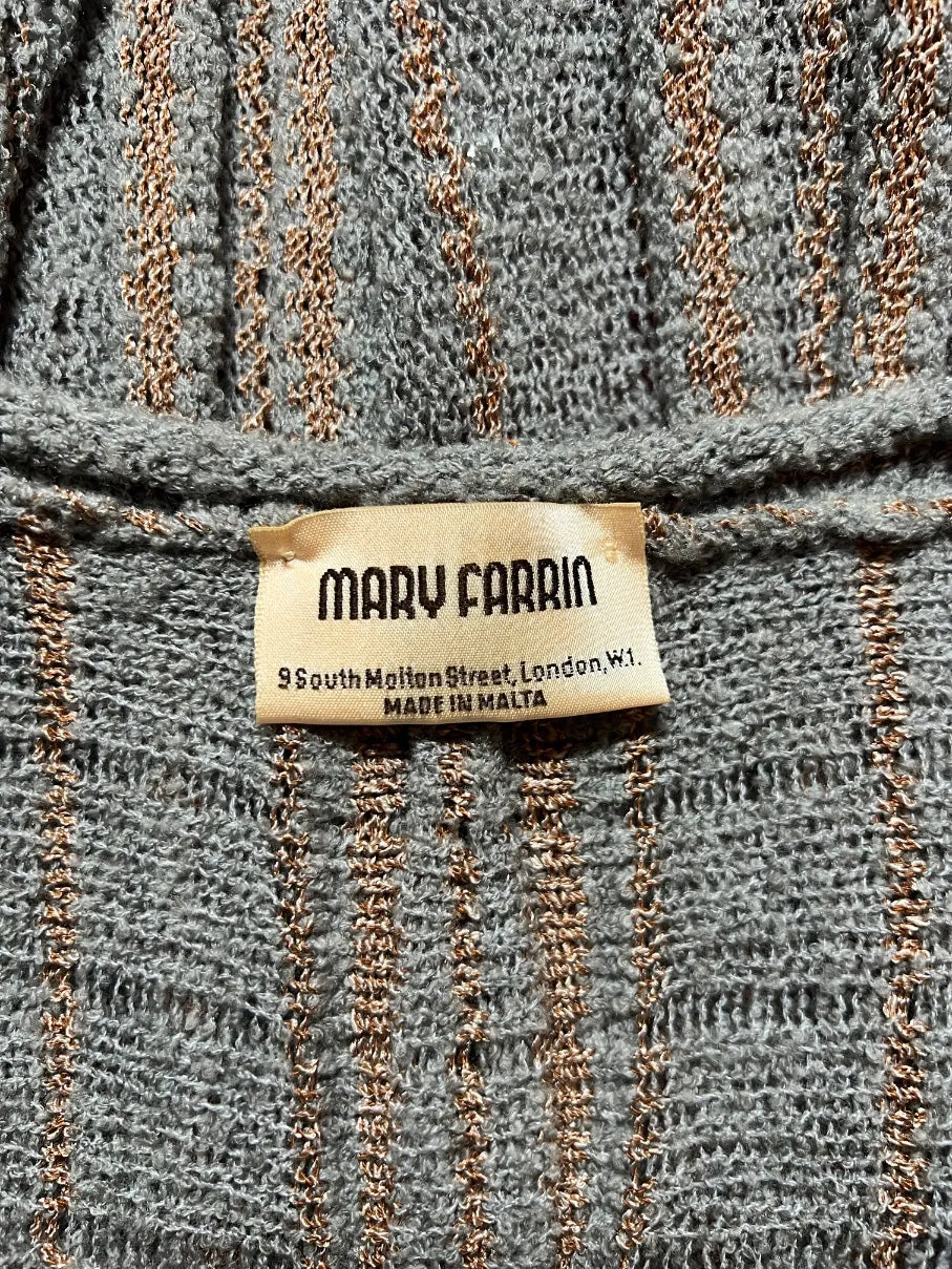 1970s Mary Farrin Four Piece Knitted Skirt Suit