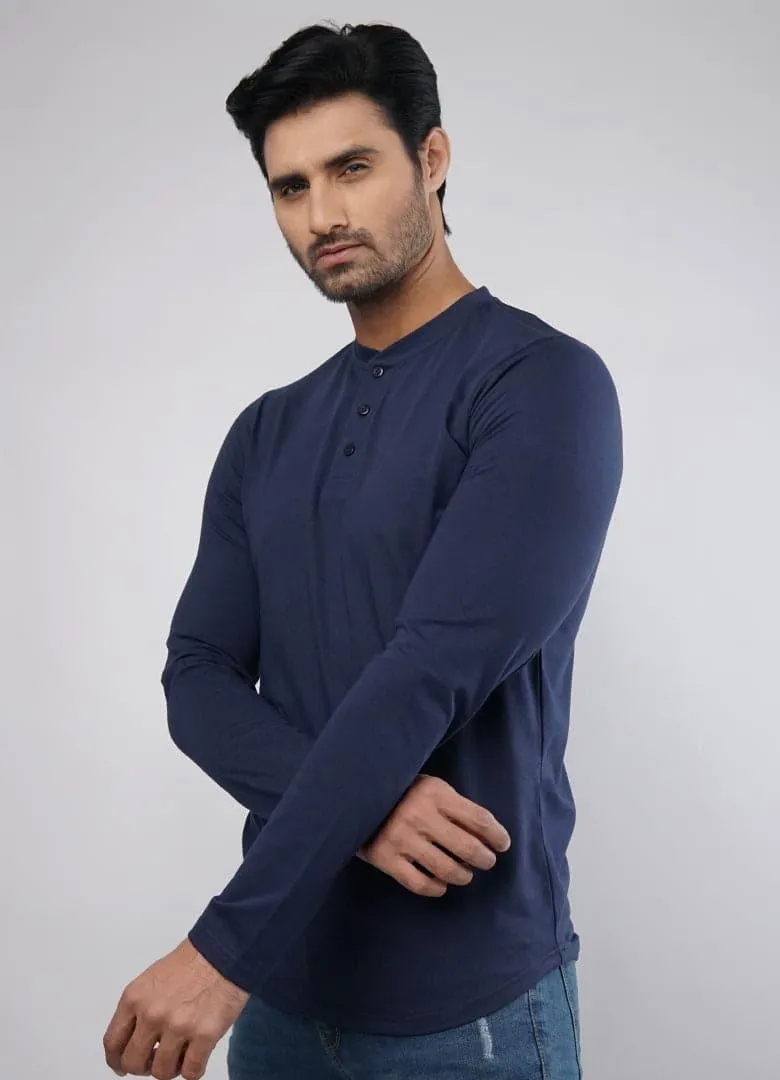 Aegean Full Sleeves Henley T-shirt