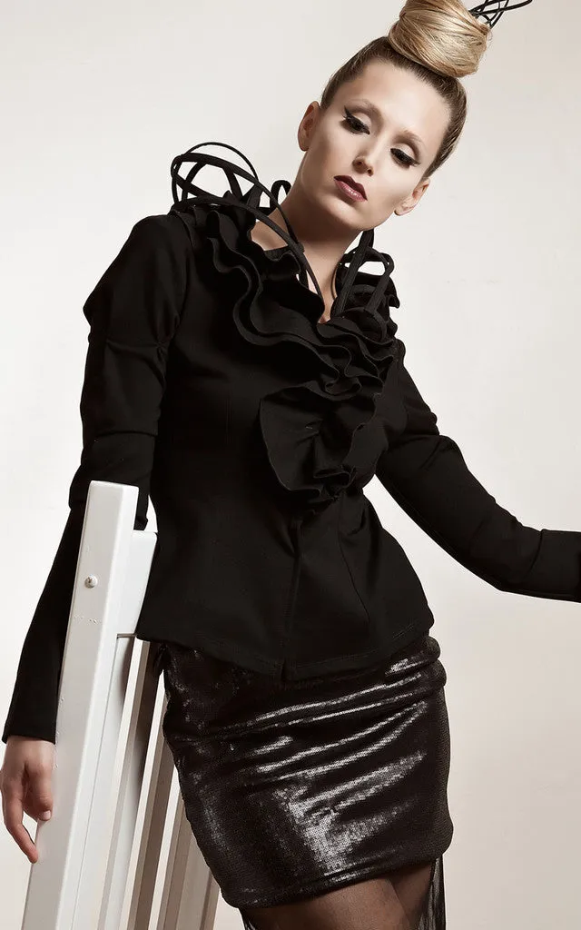 Black corset top