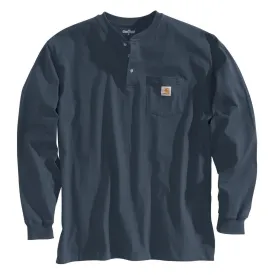Carhartt Men's Tall Bluestone Workwear Pocket L/S Henley