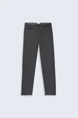 Charcoal Slim Fit Chino Pants