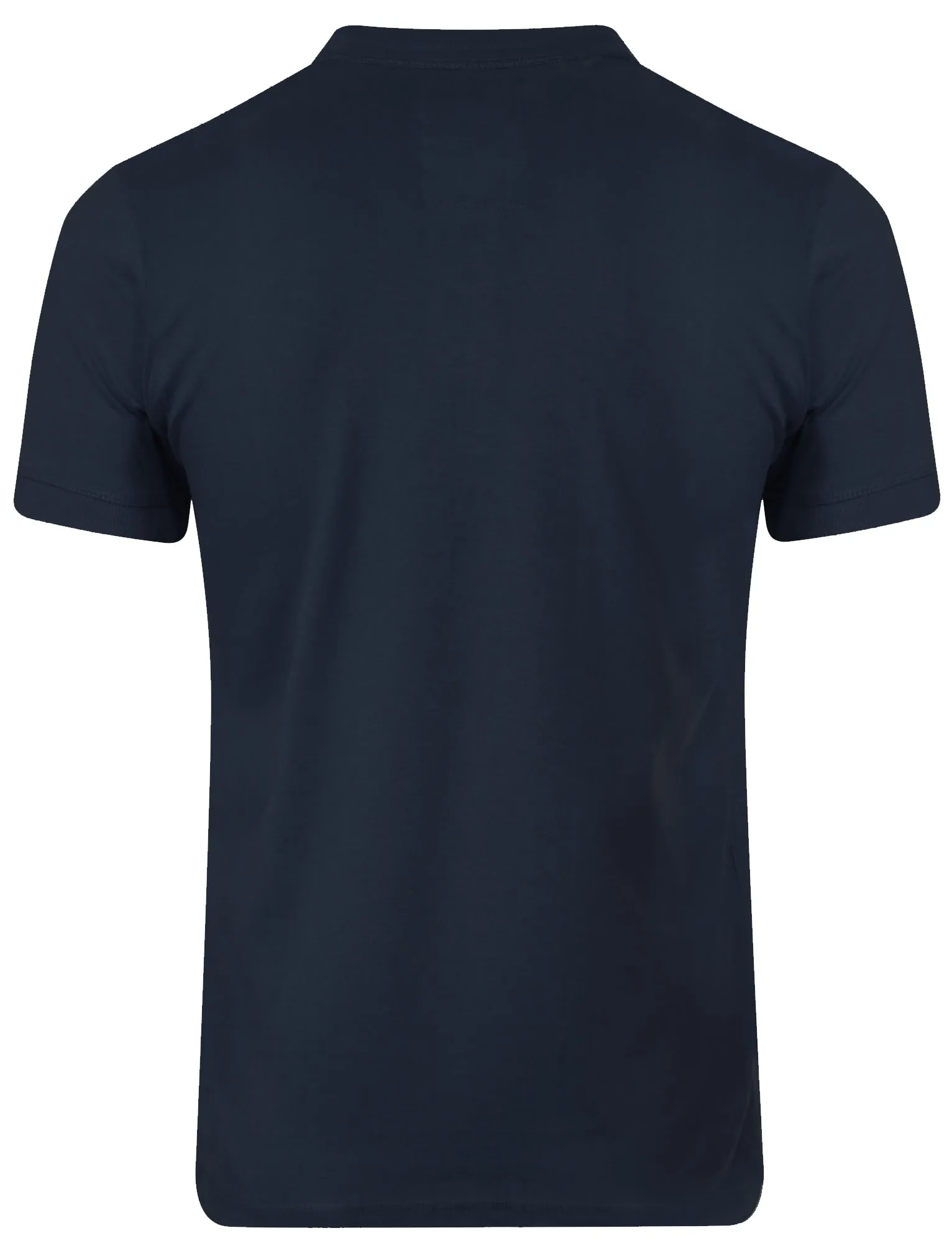 Chartham 2 Button Henley T-Shirt in Midnight Blue - Tokyo Laundry