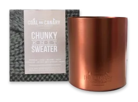 Chunky Knit Sweater Metallic - Copper