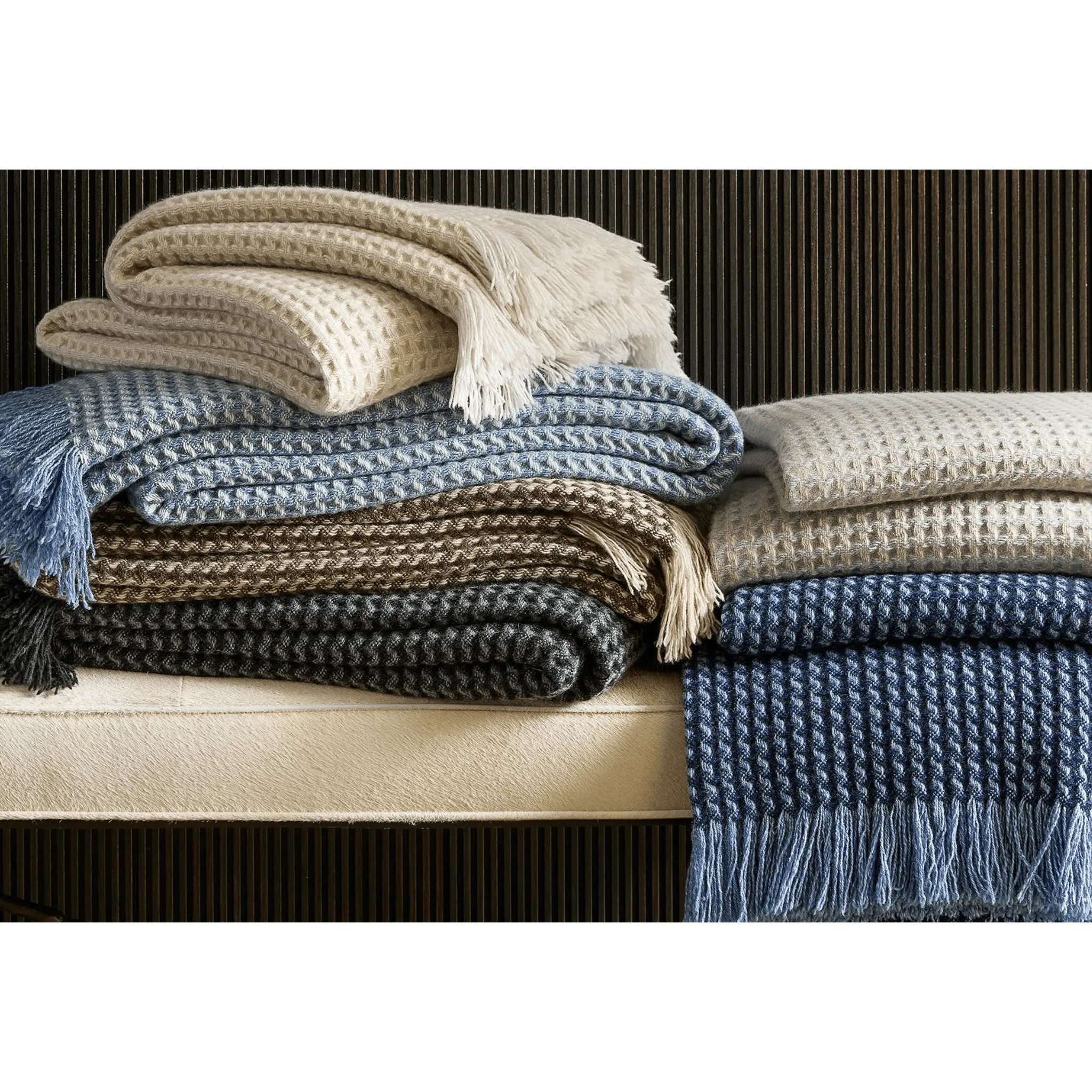 Cleo Throw - Hazy Blue
