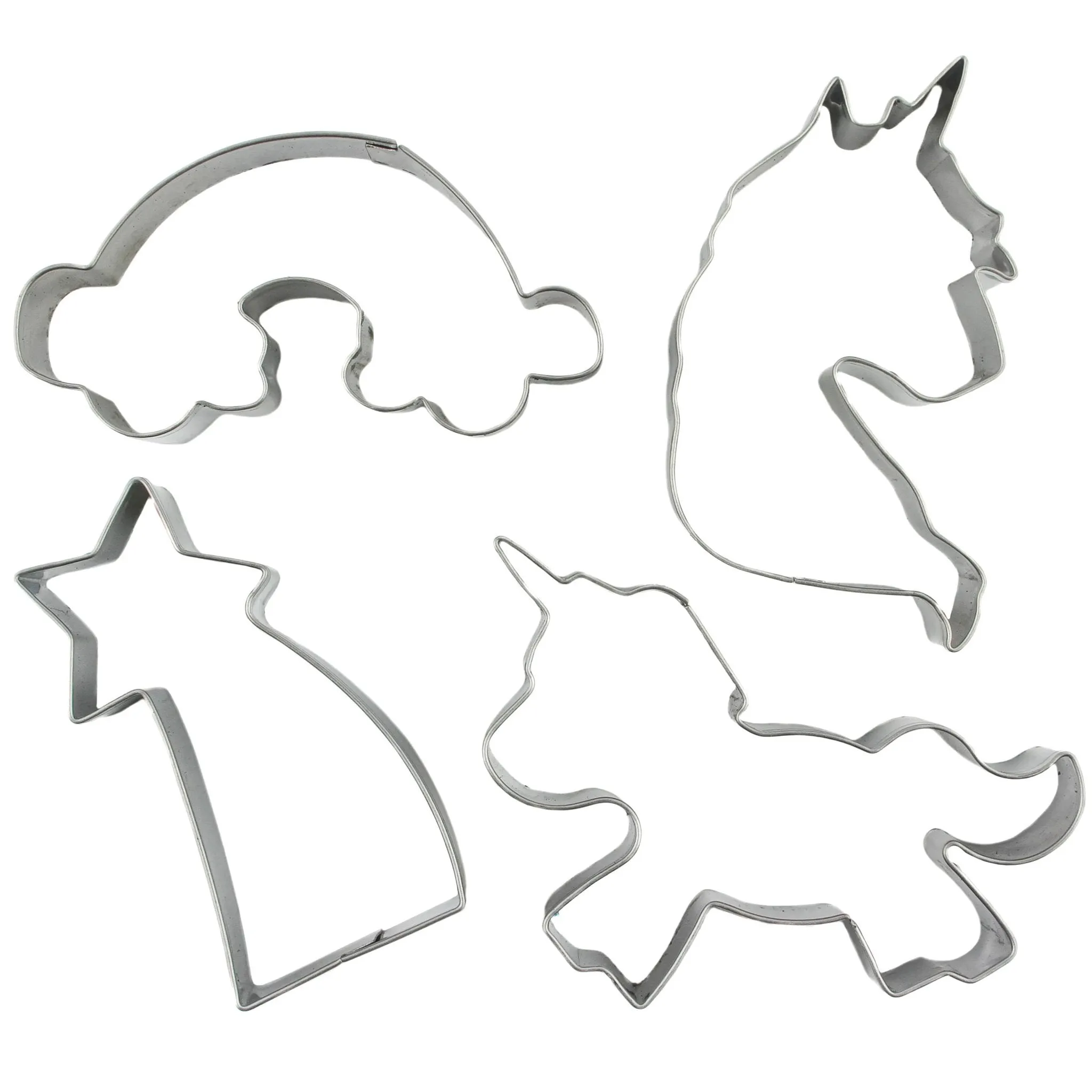 Cutie Cupcake Cutter Set - Unicorn and Rainbows