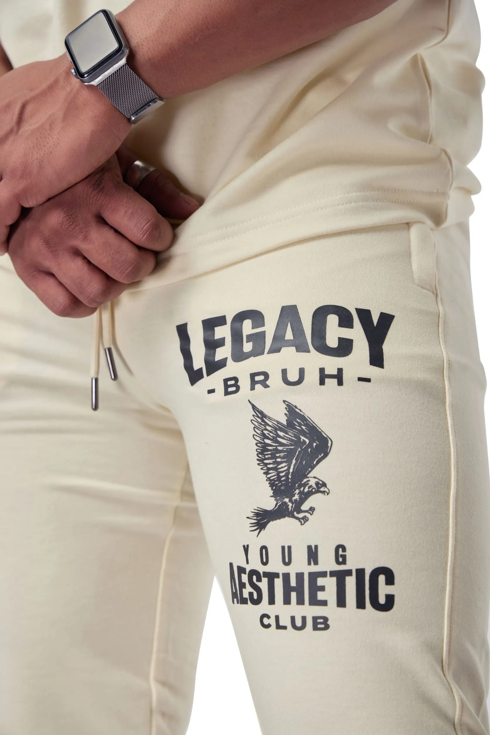 EAGLE JOGGERS OFF WHITE