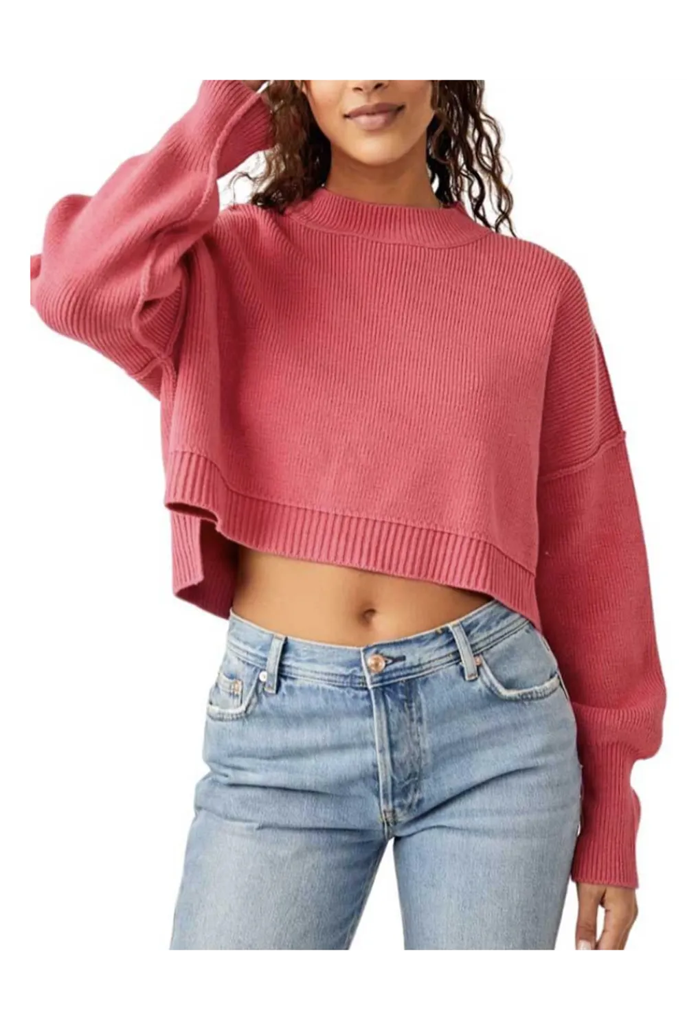 FP Easy Street Crop Pullover - Madamoiselle