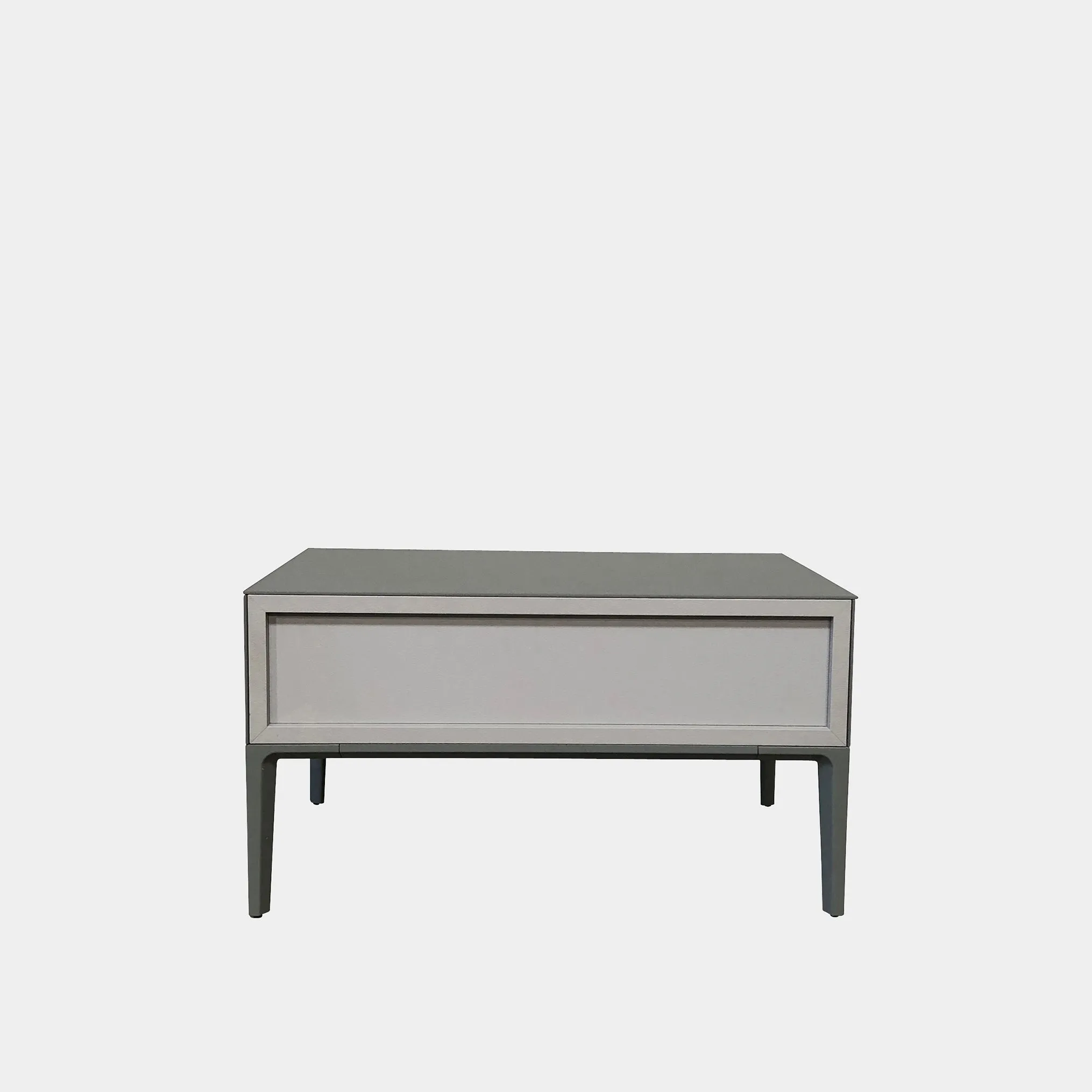 Gray Lacquer Nightstand (2 in stock)