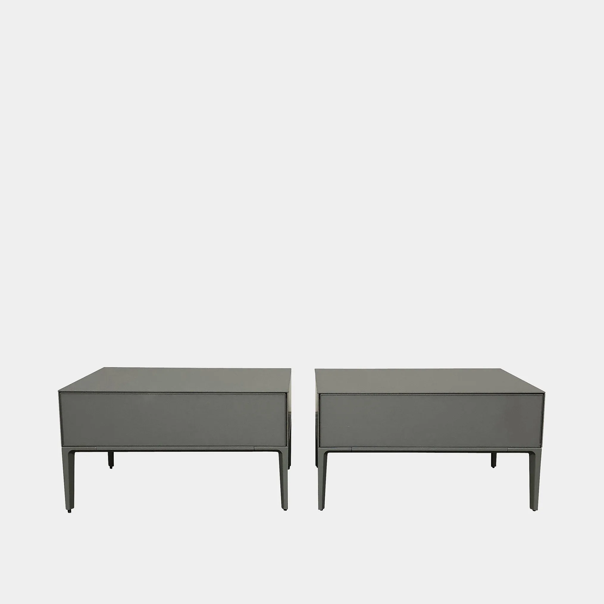 Gray Lacquer Nightstand (2 in stock)