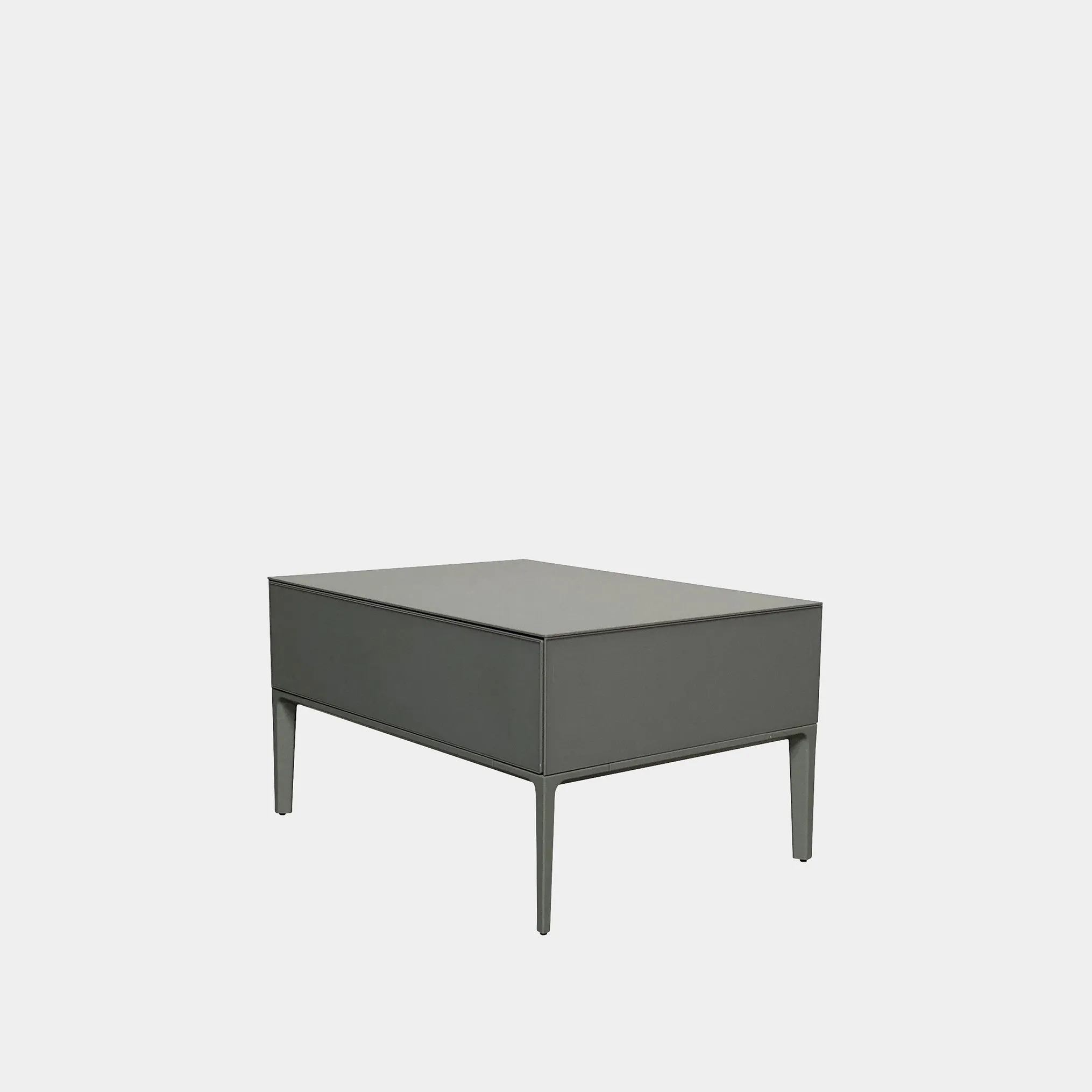 Gray Lacquer Nightstand (2 in stock)