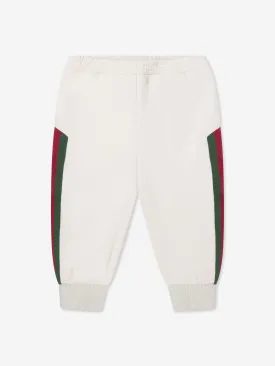 Gucci Baby Boys Joggers in Ivory