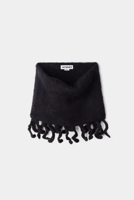 HAIRY MEGA COLLO / black
