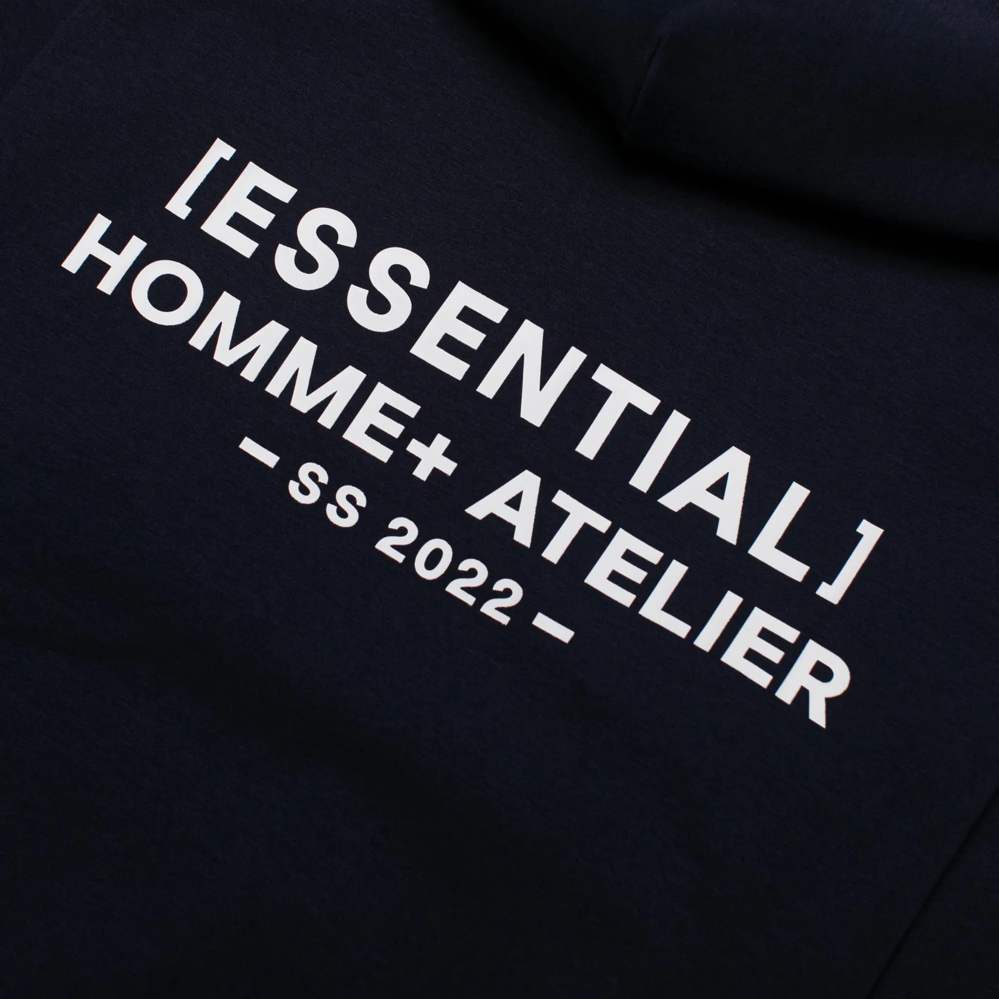 HOMME  Lightweight 'ESSENTIAL' Hoodie Navy
