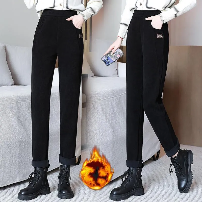 🎁Hot Sale 49% OFF⏳Women's High-waist Warm Faux Fleece-lined Pants