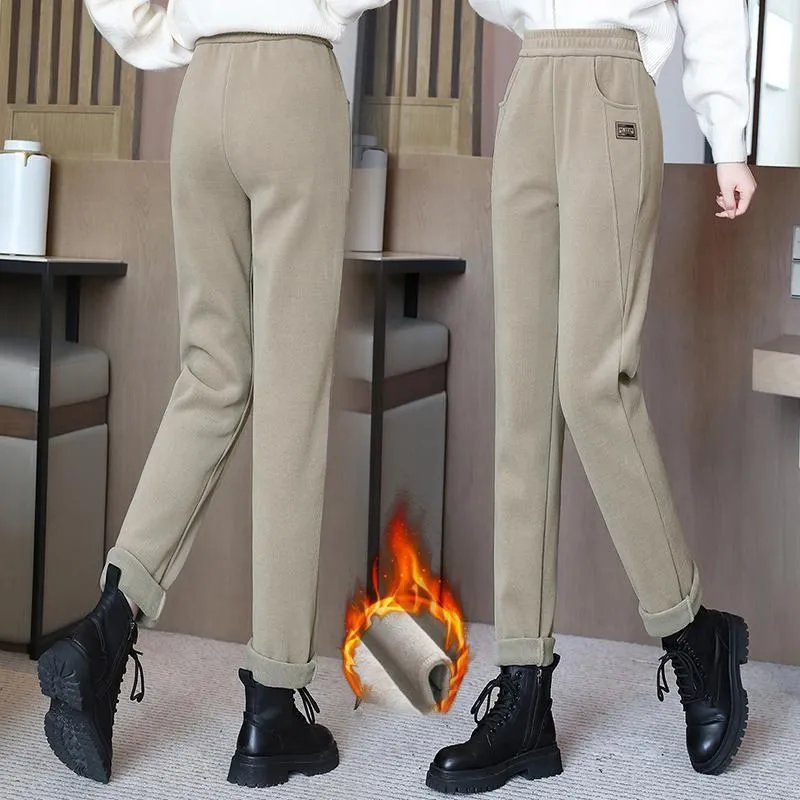 🎁Hot Sale 49% OFF⏳Women's High-waist Warm Faux Fleece-lined Pants