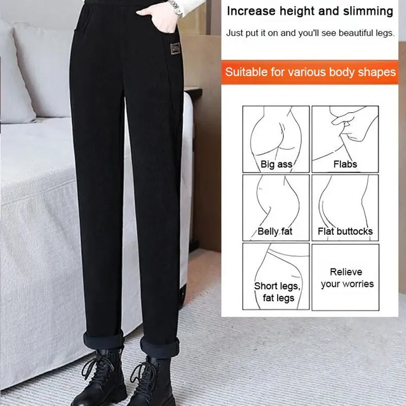 🎁Hot Sale 49% OFF⏳Women's High-waist Warm Faux Fleece-lined Pants