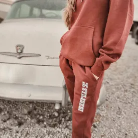Lacrosse Burgundy Premium Fleece Joggers (Unisex)