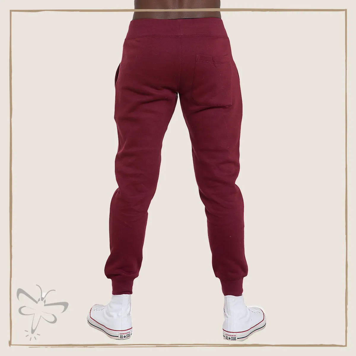 Lacrosse Burgundy Premium Fleece Joggers (Unisex)