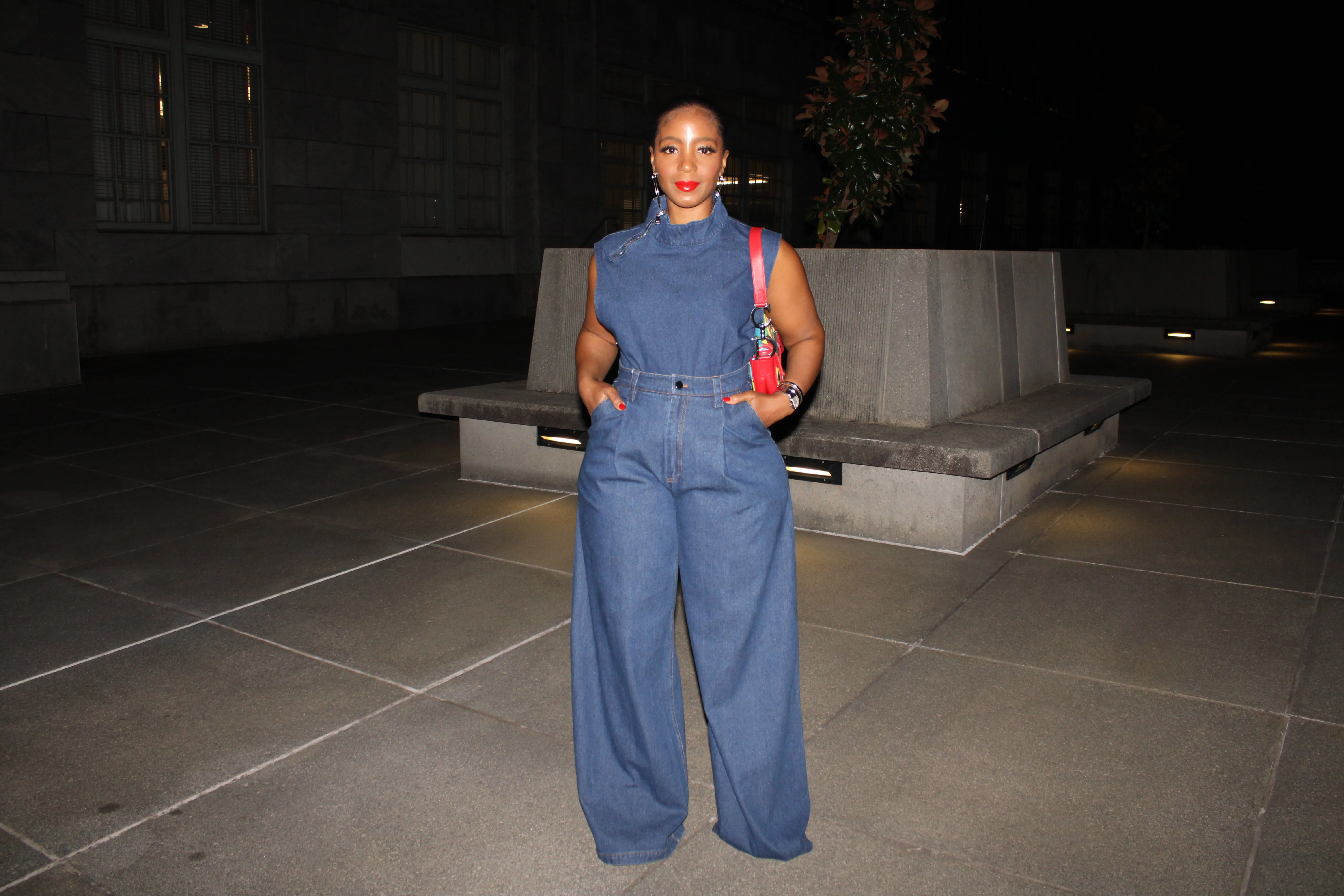 Lovin On Me Denim Pants Set