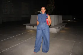 Lovin On Me Denim Pants Set