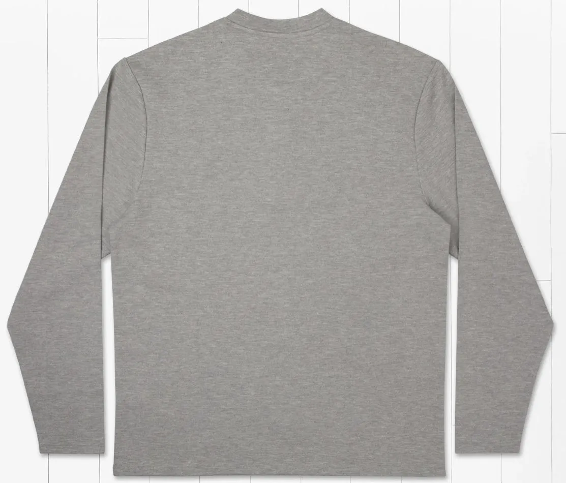 MarshLUX Henley Performance Shirt - Light Grey