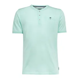 Men Sirma-Ss Henley T-Shirt - Light-Blue