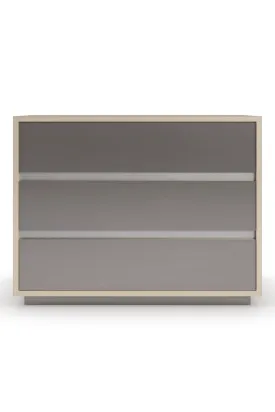 Monochromatic Modern Nightstand L | Caracole Da Vita
