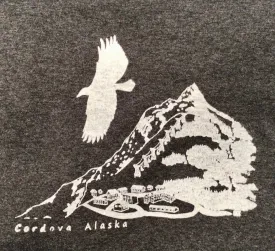 Mt Eyak Cordova Alaska long sleeve t-shirt