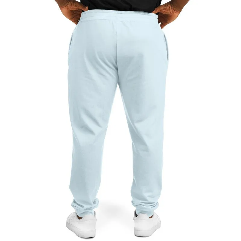 Pale Cyan Joggers | Unisex | with PLUS sizes | Bright Pale Cyan | C10M0Y0K0