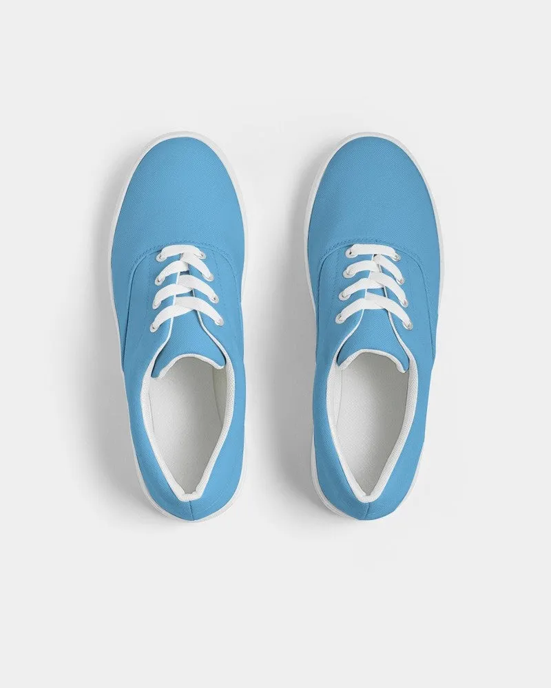 Pastel Cyan Women's Canvas Sneakers | Women's | Bright Pastel Cyan | C60M15Y0K0