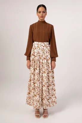 Printed High Waist Palazzo Pants
