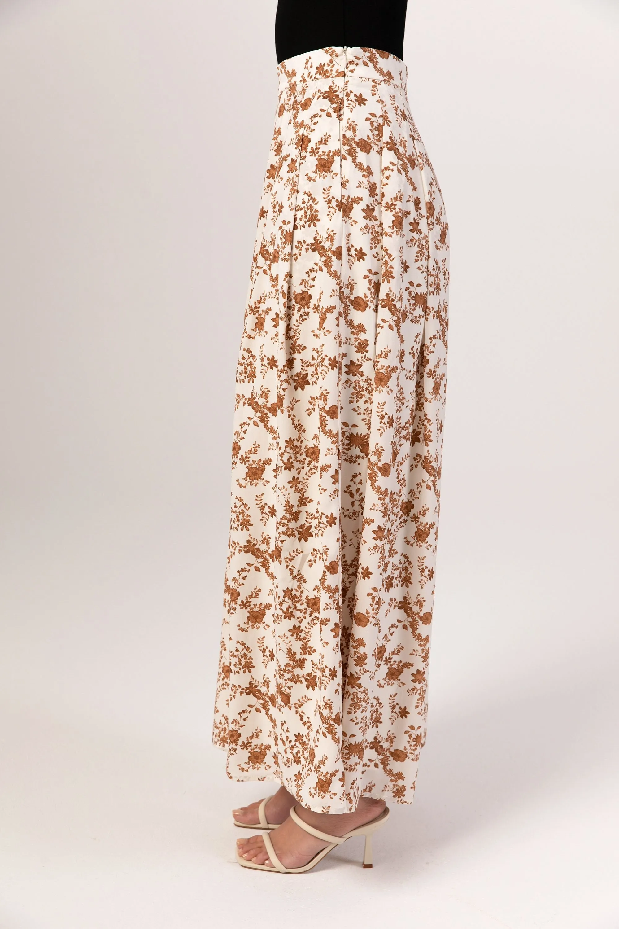 Printed High Waist Palazzo Pants
