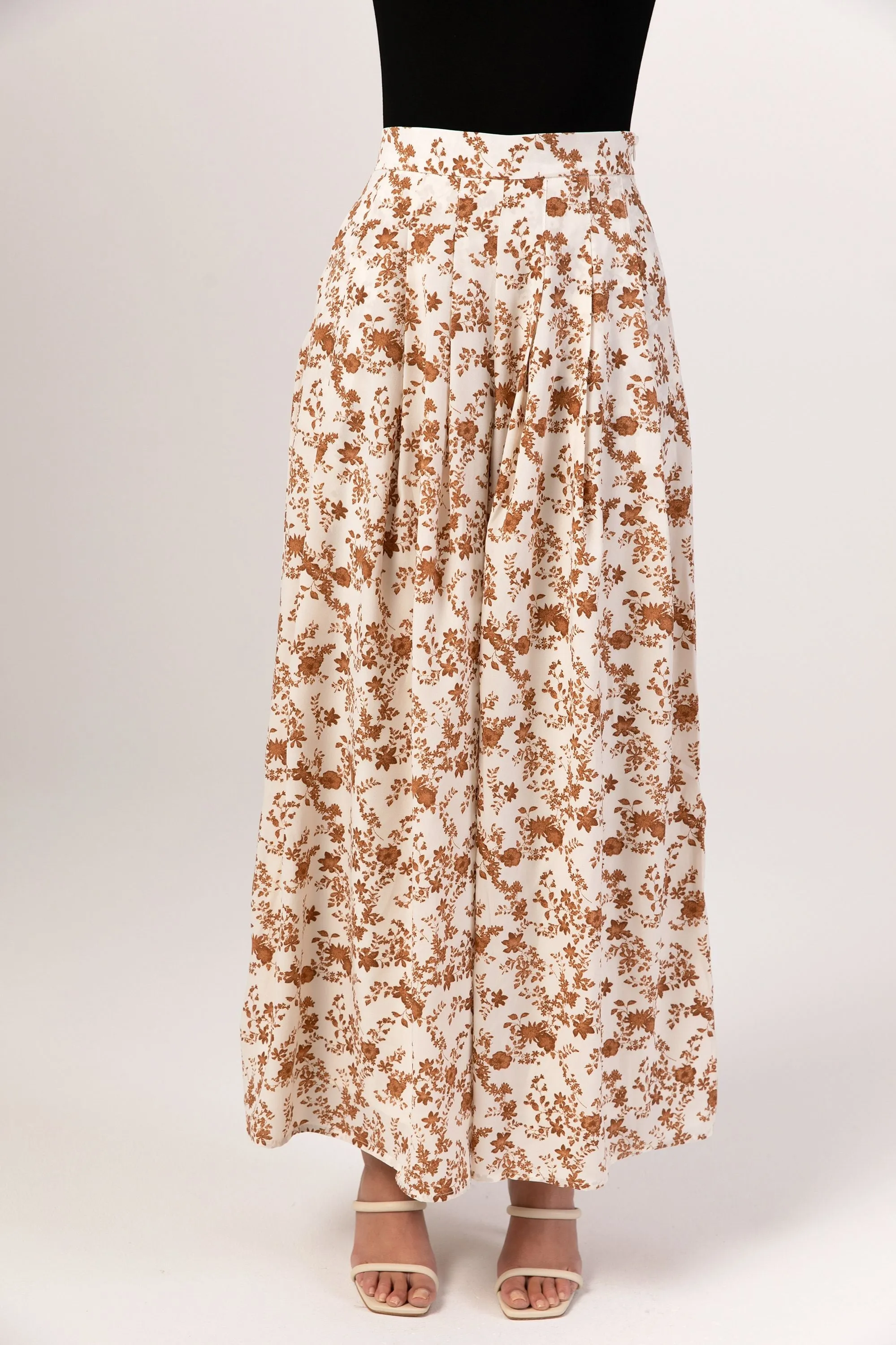 Printed High Waist Palazzo Pants