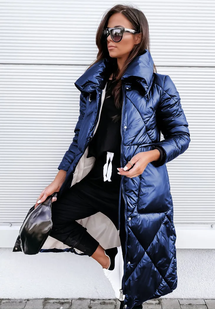 Quilted Parka Coat