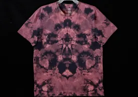 Reg. Cotton T shirt Monochromatic  Large #2771  Mandala design $80