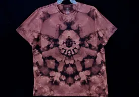Reg. Cotton T shirt Monochromatic XL  #2767 Mandala design $80