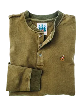 Rustic Cabin Moss Henley