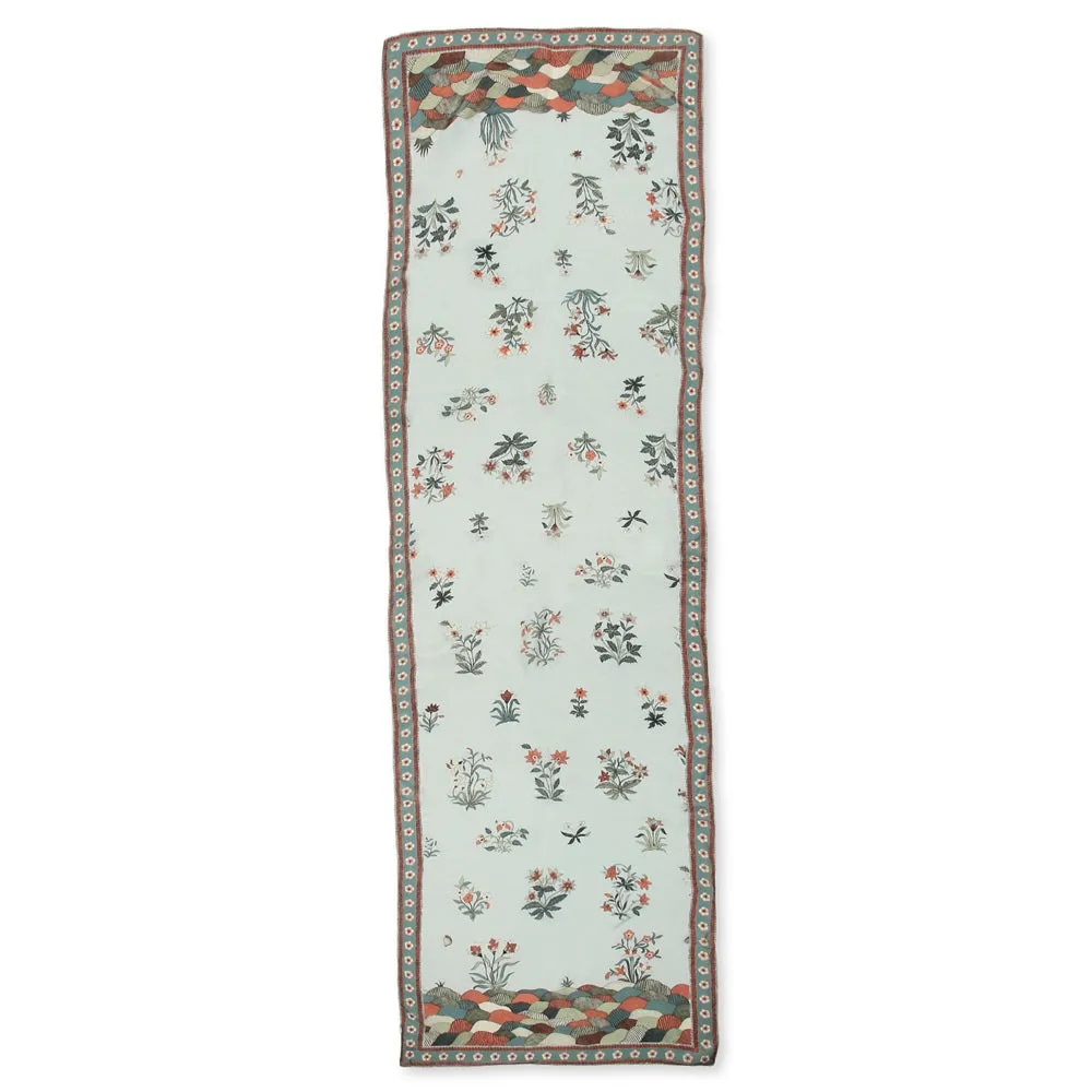 Soup by Sougat Paul Blue Color Printed Scarf