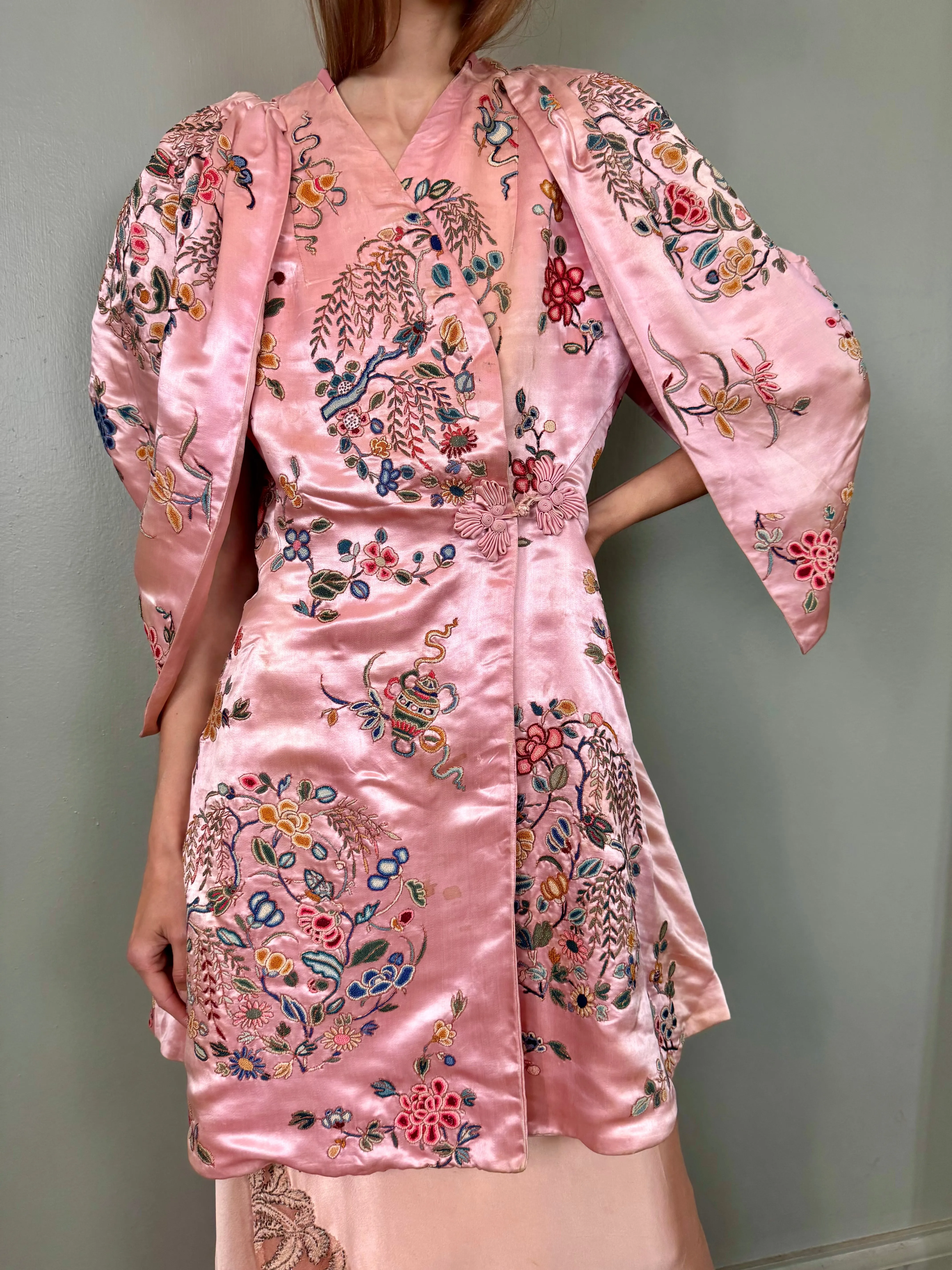 Thelma, 20s silk embroidered Oriental jacket