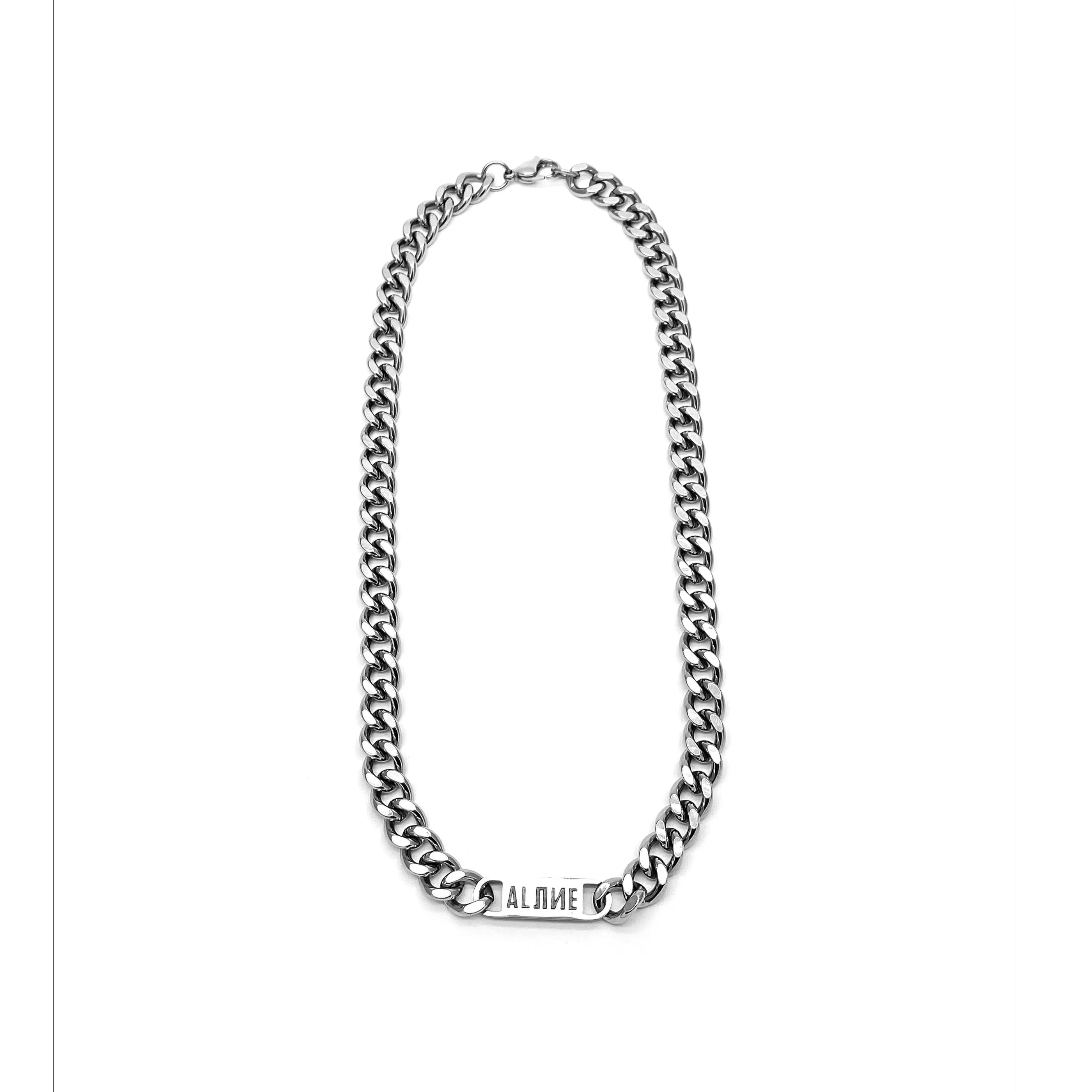 Trendy Letters Cuban Titanium Steel Necklace